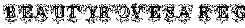 BeautyRovesa Regular字体转换